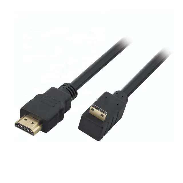 HDMI cable male to male, right-angled, 10m