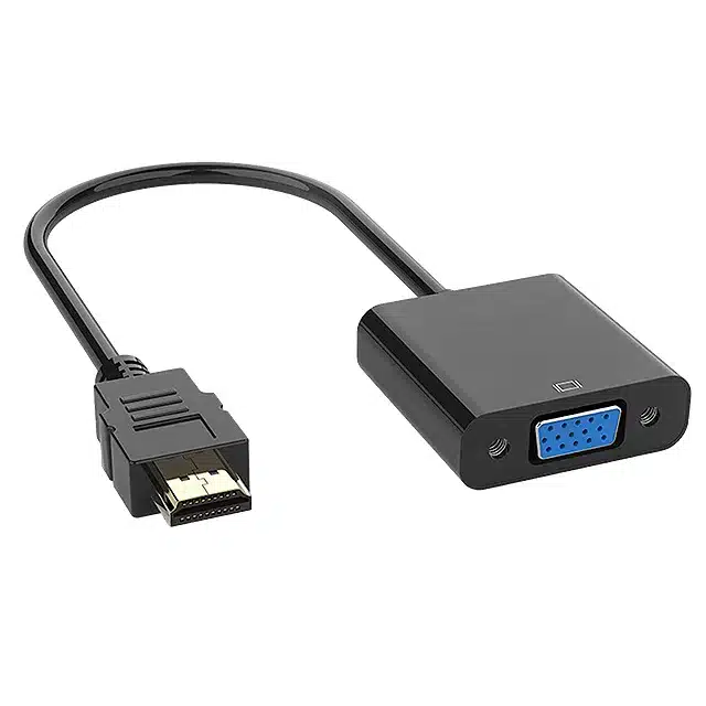 HDMI A Male to VGA Female Adapter Cable