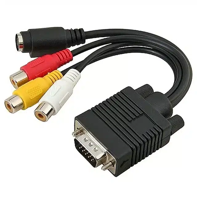 VGA to RCA+S terminal