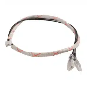 Induction cooker harness with high-temperature Teflon wiring, precision-crimped power terminals, and EMI-shielded signal cables.