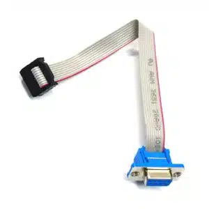 Syringe pump communication cable with low-capacitance signal wiring, full-coverage protective sleeving, and precision medical-grade connectors.