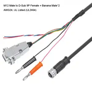 Robot system control cable with rugged shielding for industrial automation.