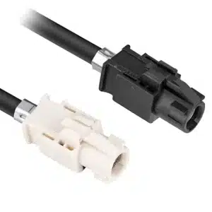 HSD Key AB to Key AB cable with LEONI AWG26 wire for automotive LVDS.