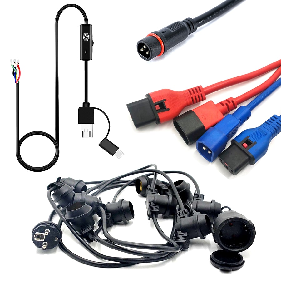 Our customized lighting harnesses and cable assemblies