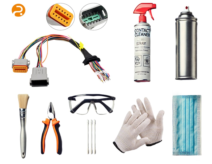 Clean Wire Harness Connectors