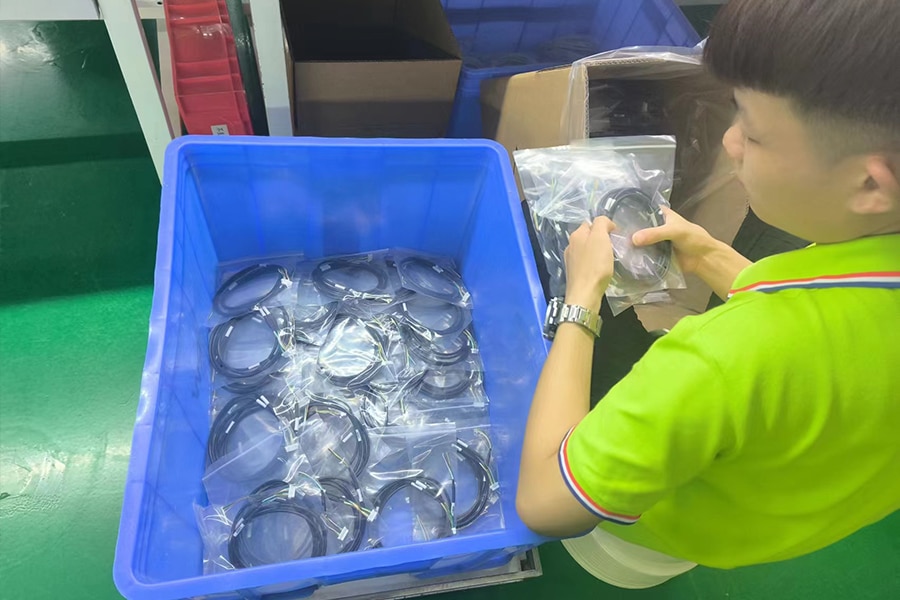 Wire harness finished product packaging