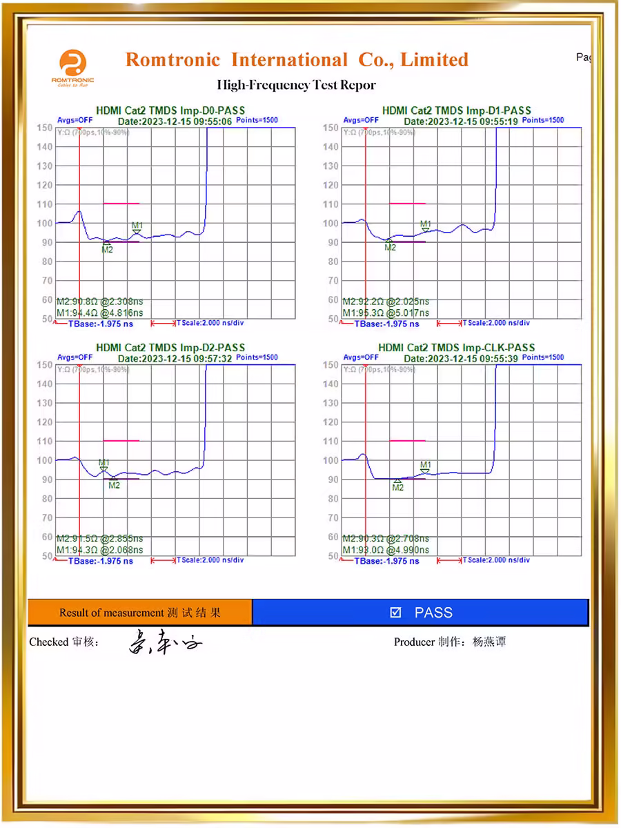 High-Frequency Test Report