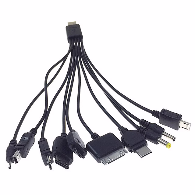 10-in-1 Universal USB Charging Cable for Smartphones and Mobile Phones