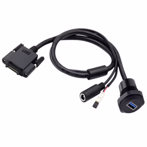 USB to TTL serial cable with 0.1-inch pitch 6-pin socket, integrated FTDI/CP2102 chip, and color-coded UART wires.