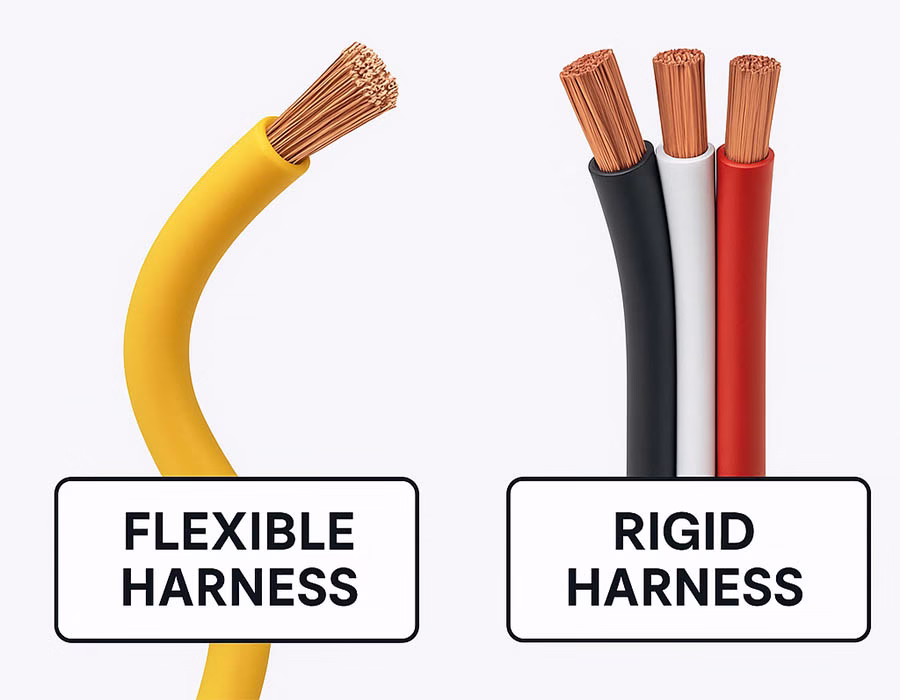 Flexible vs Rigid Wire Harnesses