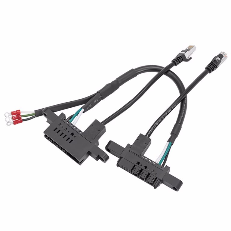 Amphonel Compatible Connector Cable 24P Female + RJ45 Male to 24P Male + RJ45 Male+ Ring Terminal3