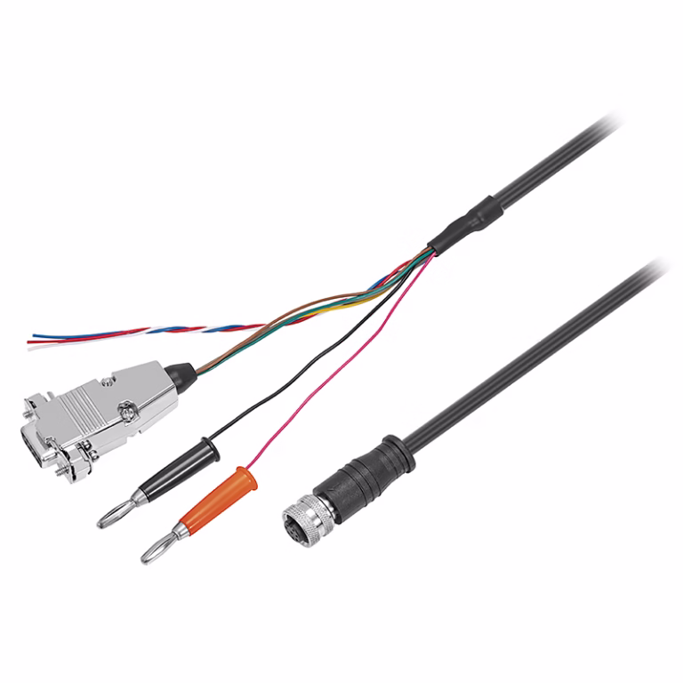 M12 Male to D-Sub 9P Female + Banana Male2