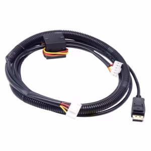 UL1007 24AWG wiring harness with multi-pin housing connectors, precision-crimped terminals, and flame-retardant PVC insulation.