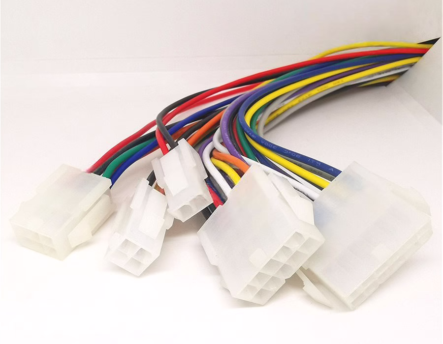 Male-female connector terminal harnesses for automotive applications