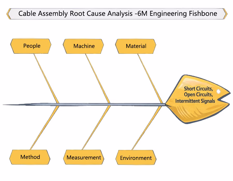 Cable Assembly RCA Fishbone 6M