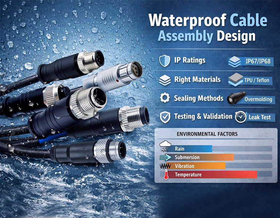 Waterproof Cable Assembly Design