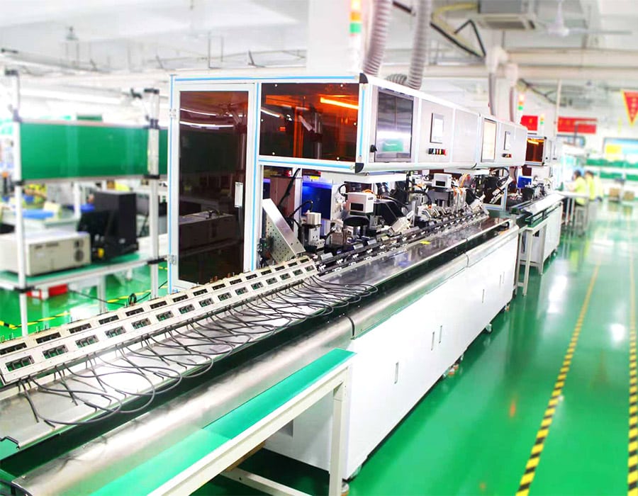 Precision robotic assembly station for high-speed USB4 Type-C connectors