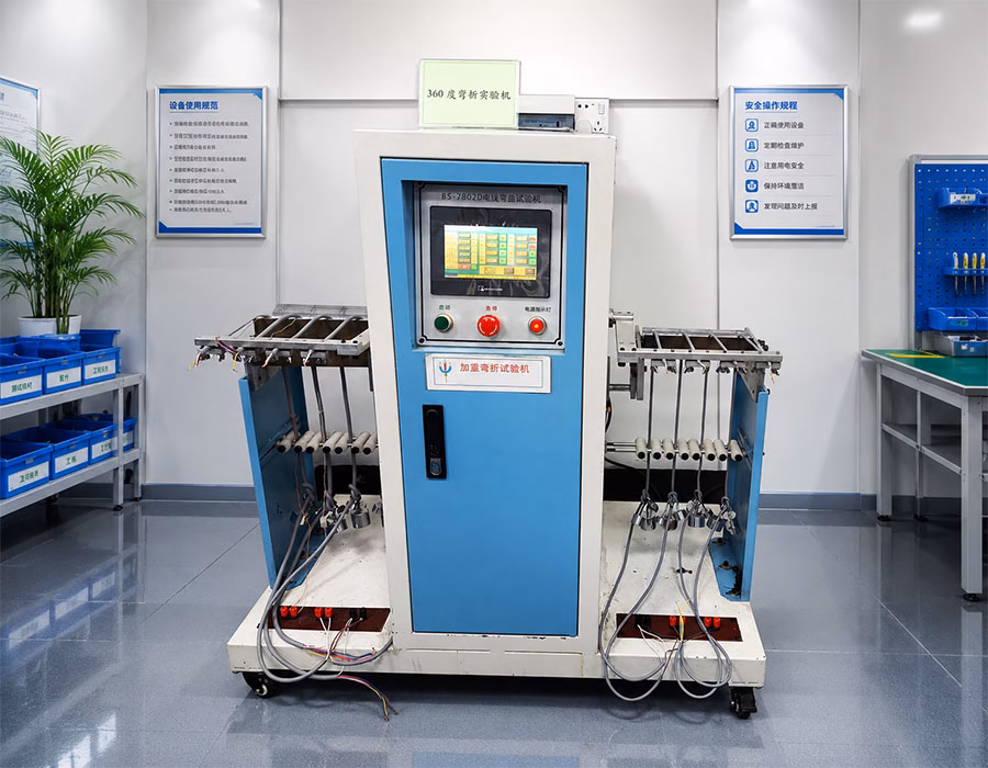 Cable 360-Degree Bending Test