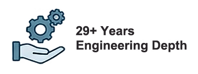 29+ Years Engineering Depth