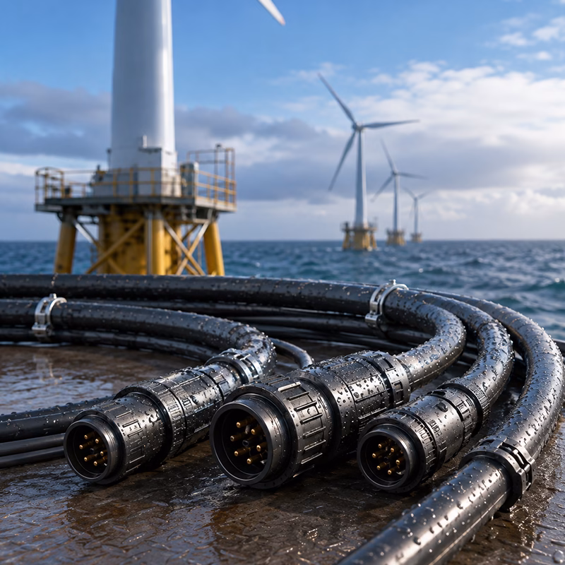 Offshore Wind Salt-Mist Cable Assemblies