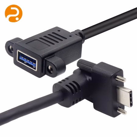 High-flex USB 3.0 AM-CM cable with Al-Mylar foil, tinned copper braid, and strain-relief overmolding.